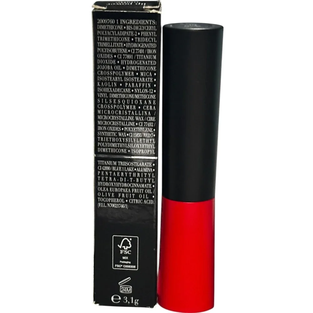 Giorgio Armani Lip Power Matte Lipstick 112 Stylish Longwear 3.1g New in Box